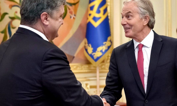 Порошенко – Блэру: Ваша страна является одним из сильнейших адвокатов Украины